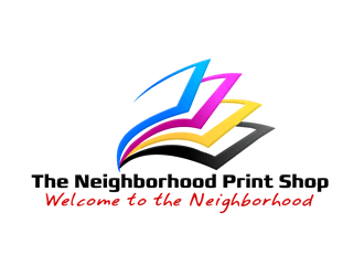 Print Shop Logo - The Neighborhood Print Shop logo design - 48HoursLogo.com