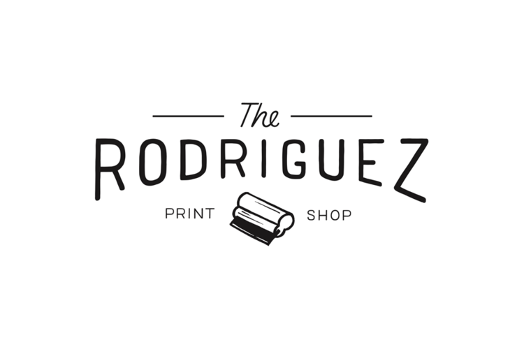 Print Shop Logo - Rodriguez Print Shop by Daniel Patrick Simmons. logo design