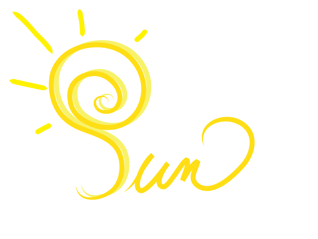 Yellow Sun and Man Logo - Sun man Logos