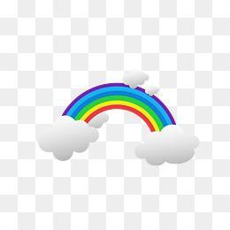 Rainbow Cloud Logo - Cartoon Rainbow Clouds PNG Images | Vectors and PSD Files | Free ...