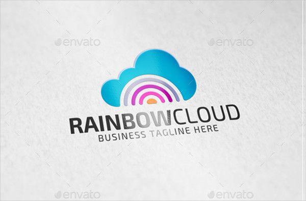Rainbow Cloud Logo - Rainbow Logo Templates & Premium Designs Download