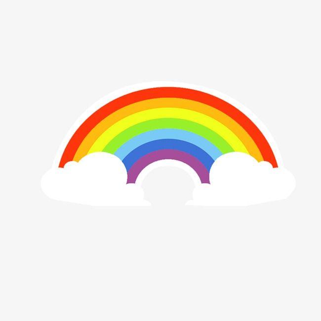 Rainbow Cloud Logo - Cartoon Rainbow Clouds PNG Image. Vectors and PSD Files. Free