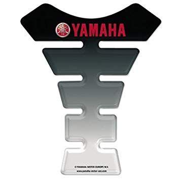 Yamaha Motorcycle Logo - Black Yamaha Logo Motorcycle Tank Pad, Tank Protector Decals, Tan ...