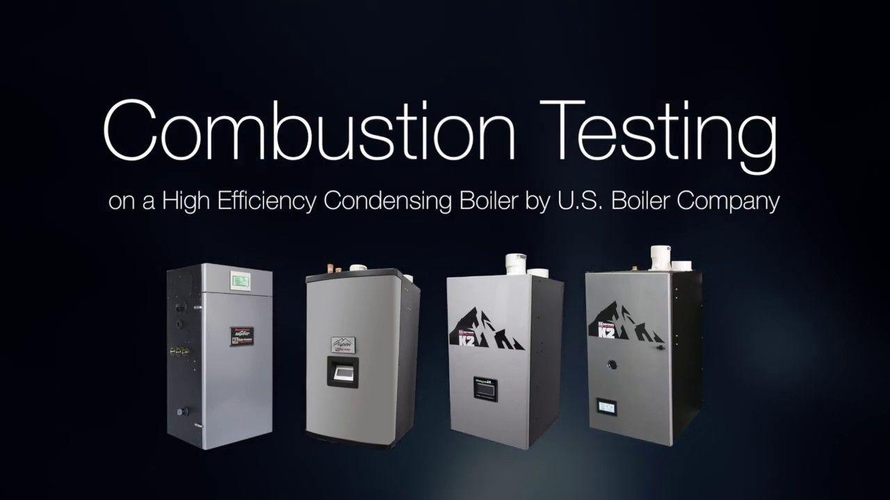 U.S. Boiler Company Logo - Combustion Testing on a High Efficiency Condensing Boiler by U.S