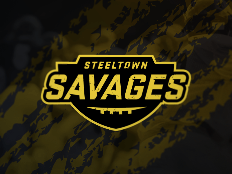 Savages Football Logo - Steeltown Savages Branding by Brandon Williams | Dribbble | Dribbble