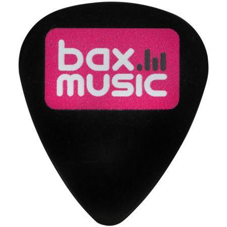 Pick Logo - Bax Music black Dunlop guitar pick with logo (sold per pick)