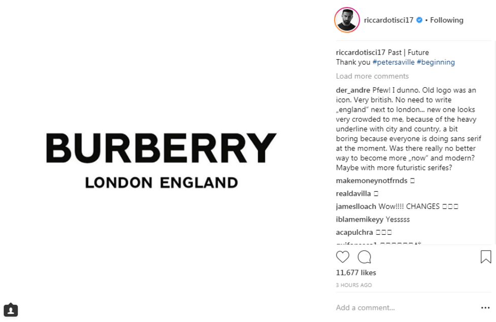 Burburry Logo - Burberry Is Changing Its Logo for First Time in Two Decades - Bloomberg