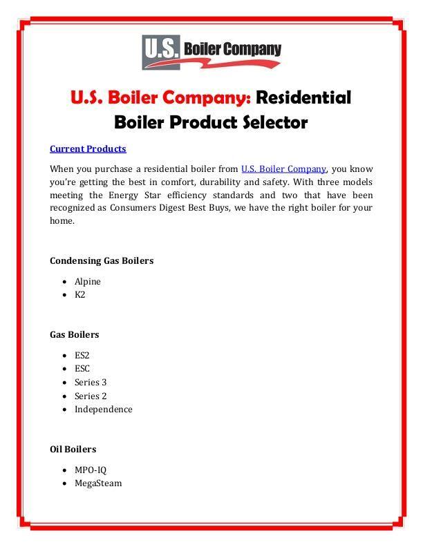 U.S. Boiler Company Logo - U.S. Boiler Company: Control Systems by Shexiamae Chiaxin at ...