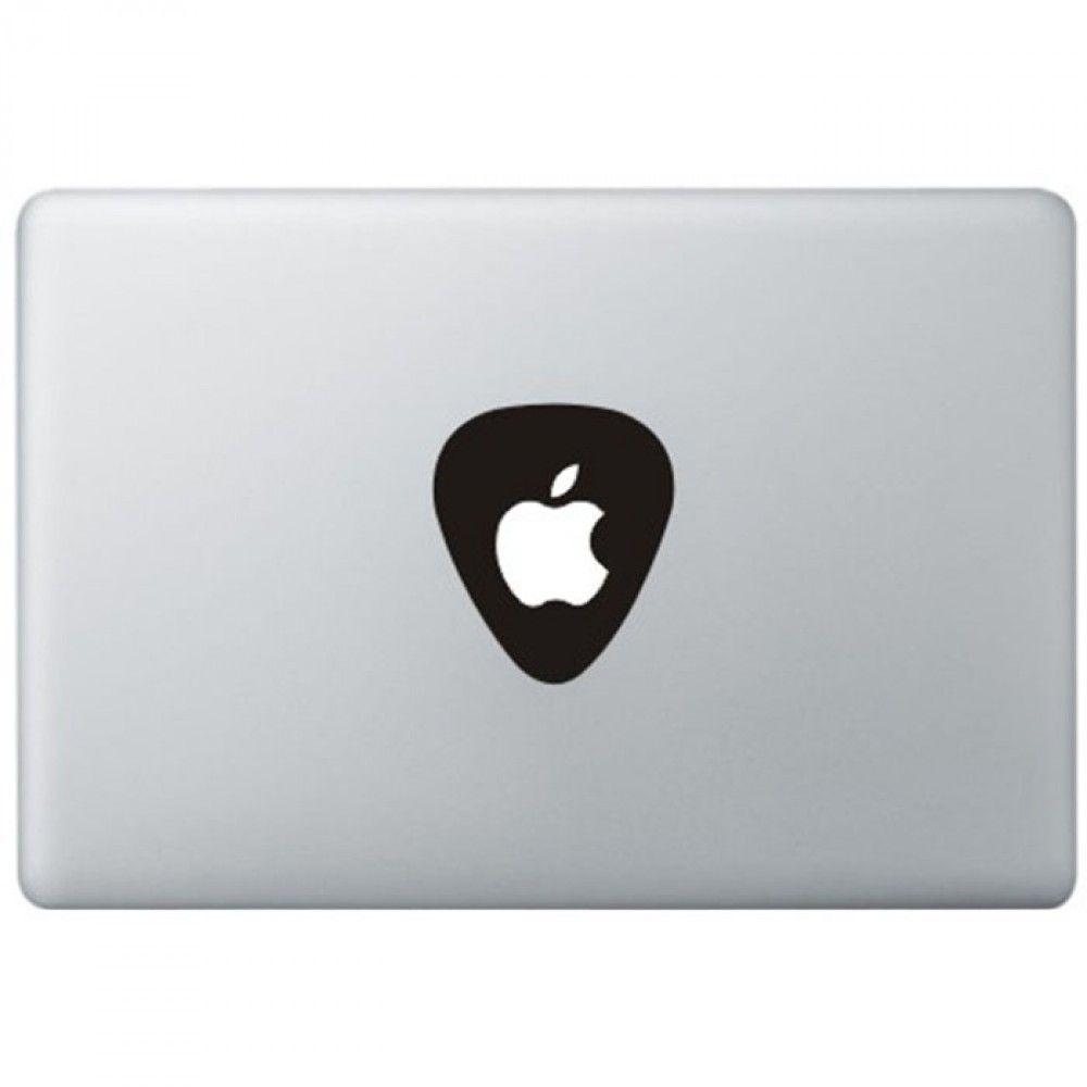 Pick Logo - Guitar Pick Logo Macbook Sticker. KongDecals Macbook Decals