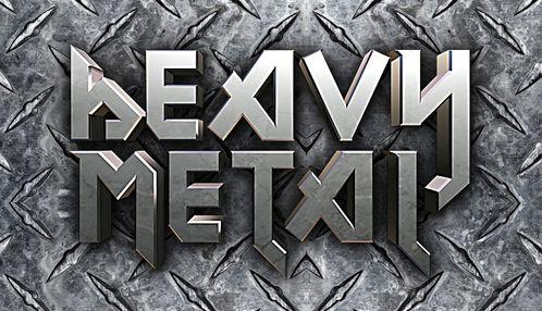 Metal Logo - Heavy Metal Logo Is Females In Action