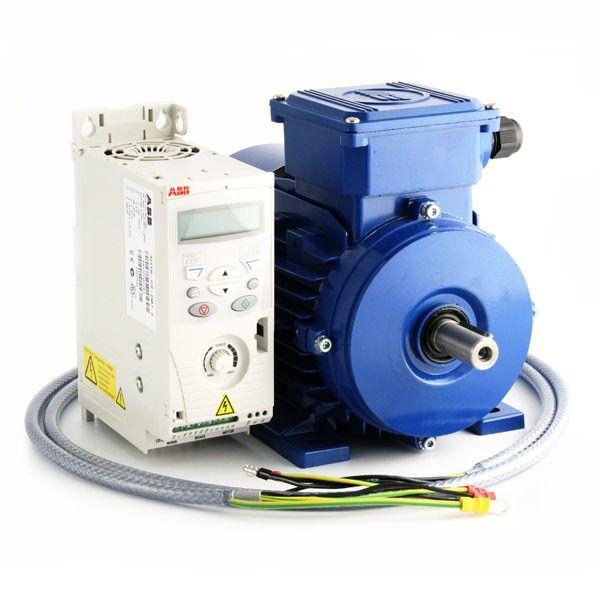 ABB Motor Logo - AC Variable Speed Drive and Motor Kit - 2.2kW (3.0HP) 230V Single Phase ABB  to Marelli 140-2800RPM
