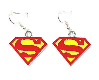 Silver Superman Logo - DC COMICS Superhero inspired SUPERMAN LOGO Symbol Charm