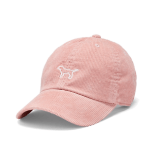 Pink Dog Logo - Victoria's Secret PINK Dog Logo Corduroy Baseball Hat Cap Brand New ...