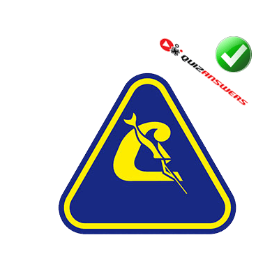 Over a Yellow Triangle Logo - Yellow c Logos