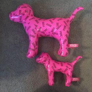 Pink Dog Logo - Victoria's Secret PINK Logo HOT PINK DOG Puppy Black Collectible ...