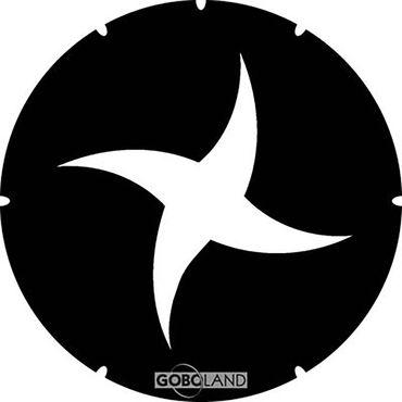 Pointed C Logo - 4 Pointed Rotating Star (Goboland) - ShopWL