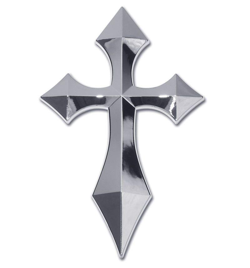 Pointed C Logo - Pointed Cross Chrome Emblem | Elektroplate