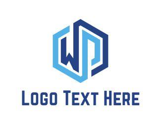 Box in Blue P Logo - Best Box Logo Maker. Create Your Own Box Logo
