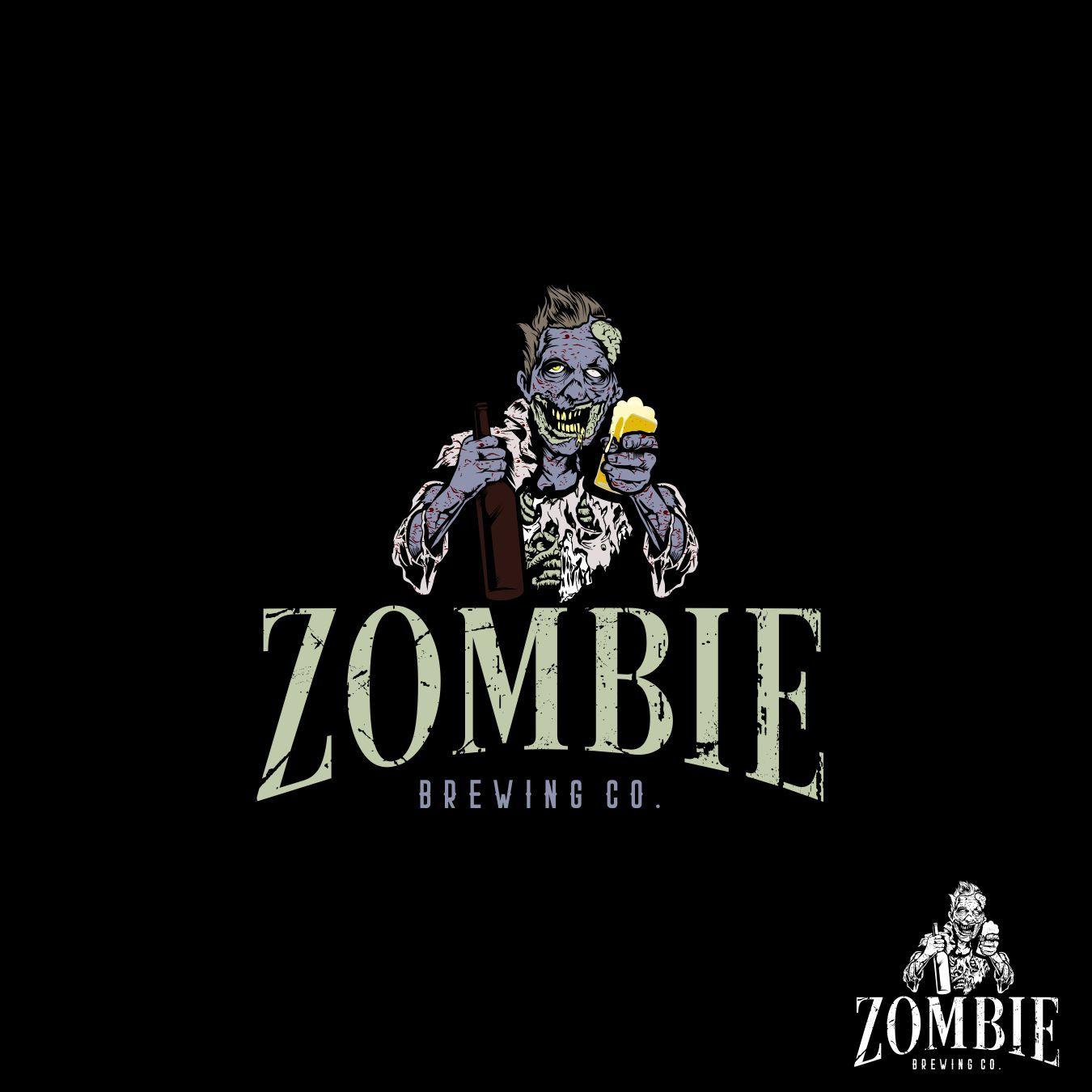 Zombie Logo - Bold, Modern, Craft Brewery Logo Design for Zombie Brewing Co
