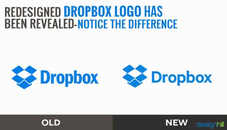 Box in Blue P Logo - Redesigned Dropbox Logo Has Been Revealed – Notice The Difference