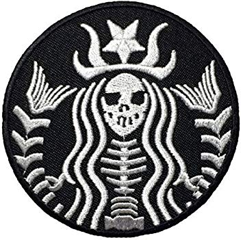 Zombie Logo - STARBUCKS Coffee Zombie Logo Symbol Jacket T Shirt Patch