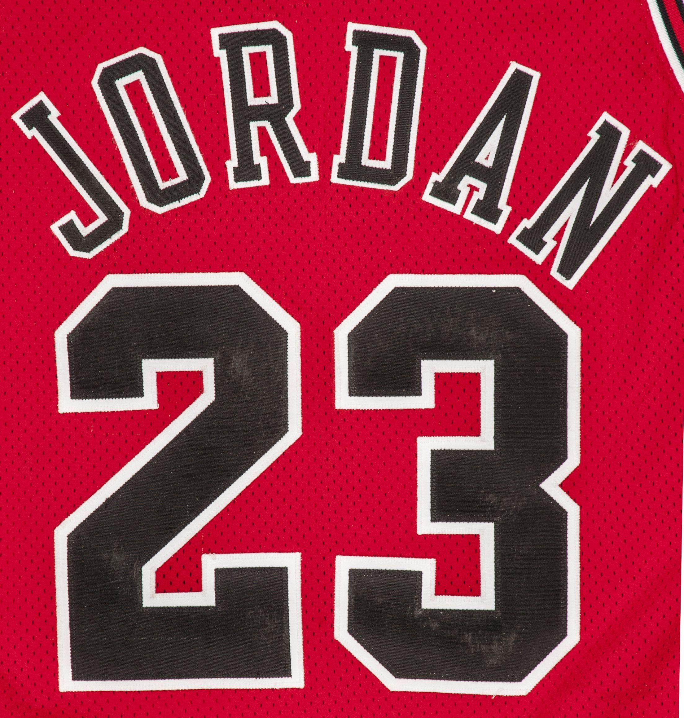 Number 23 Jordan Logo - Lot Detail - 1997-98 Michael Jordan Chicago Bulls Game Worn Road ...