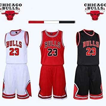 Michael Jordan 23 Logo - Kid Boy Mens NBA Michael Jordan #23 Chicago Bulls RETRO Basketball ...