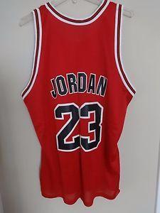 Michael Jordan 23 Logo - Vtg 90's Chicago Bulls Michael Jordan # 23 Jersey by Champion Red ...