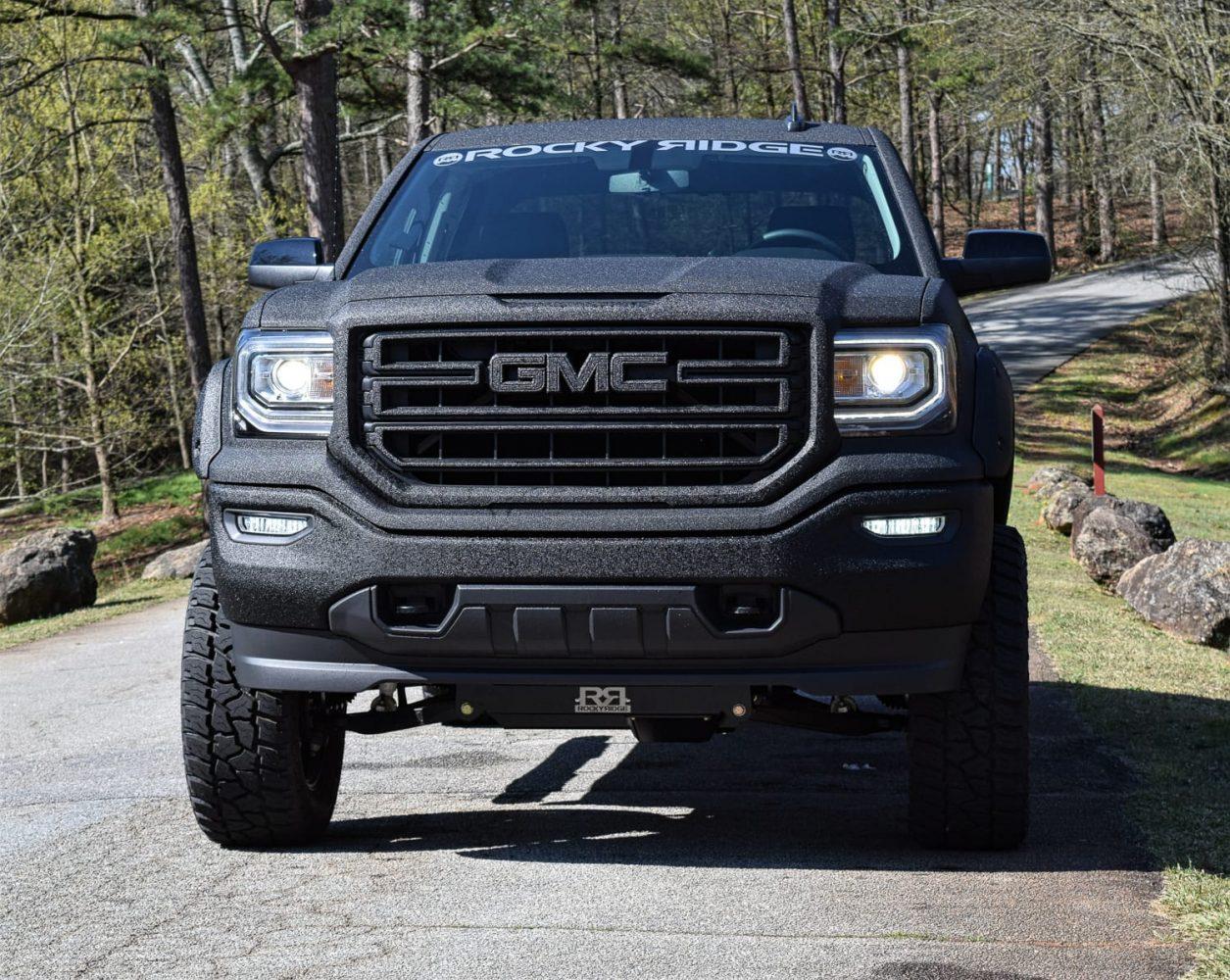Black Grill for GMC Logo - GMC Sierra Z71 Stealth XL Lifted Truck. Rocky Ridge Trucks