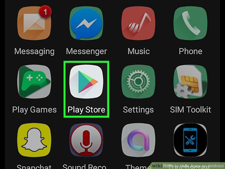 Play Store App Logo - How to Hide Apps on Android (with Pictures) - wikiHow