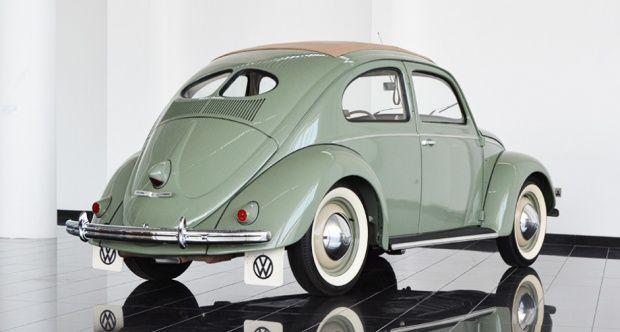 Vintage Cog Wheel VW Logo - VW Beetle Ragtop Split Window Maintenance Restoration Of Old