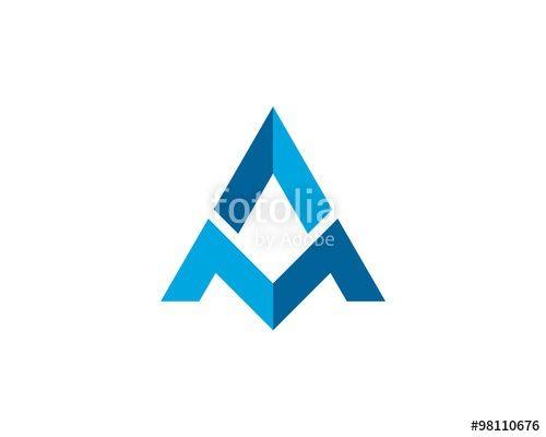 AM Logo - A M Letter Logo Stock Image And Royalty Free Vector Files