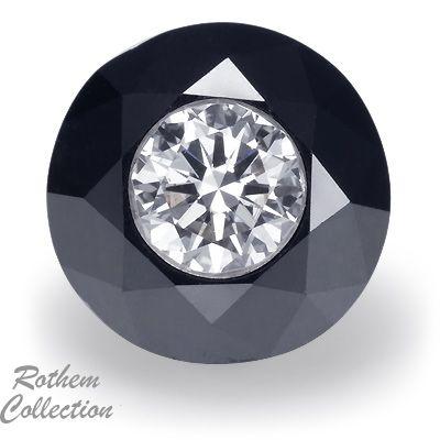 Diamond Inside Diamond Logo - White Diamond Inside Black Diamond | R. Rothem