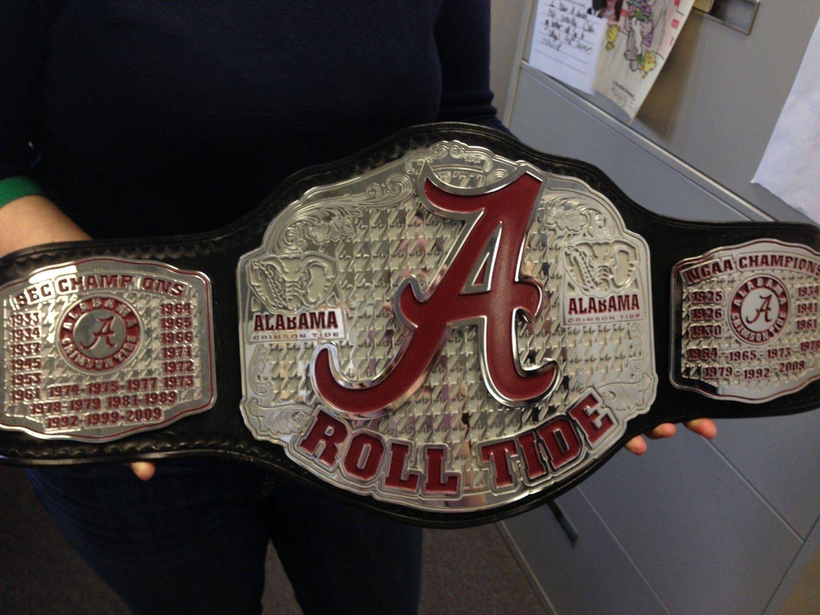 Blets Title Logo - Shirts With Random Triangles: An Alabama wrestling title belt? An