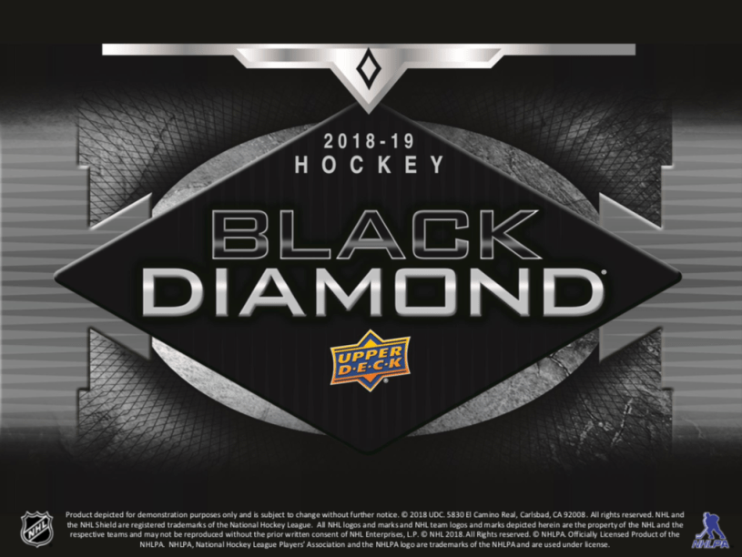 A Black Diamond Inside Diamond Logo - Inside Scoop: 2018-19 Upper Deck Black Diamond Hockey – Steel City Scoop
