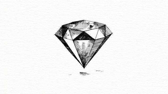 A Black Diamond Inside Diamond Logo - Inside CHANEL