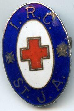 Red Cross Blue Logo - Indian Red Cross and St John Ambulance badge | British Red Cross