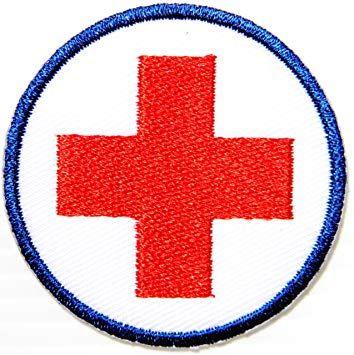 Blue and Red Cross Logo - 2