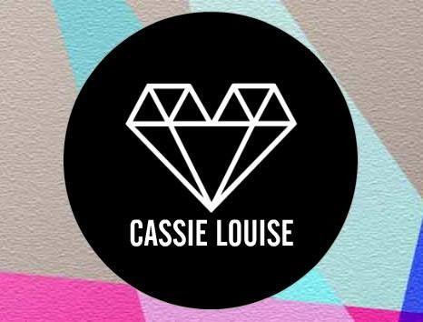 Pastel Heart Logo - cassie louise diamond heart logo in pretty pastels | WO Logo ...