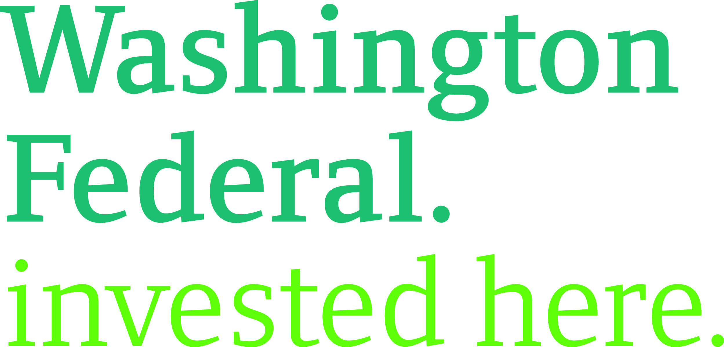 Washington Federal Logo - Washington Federal