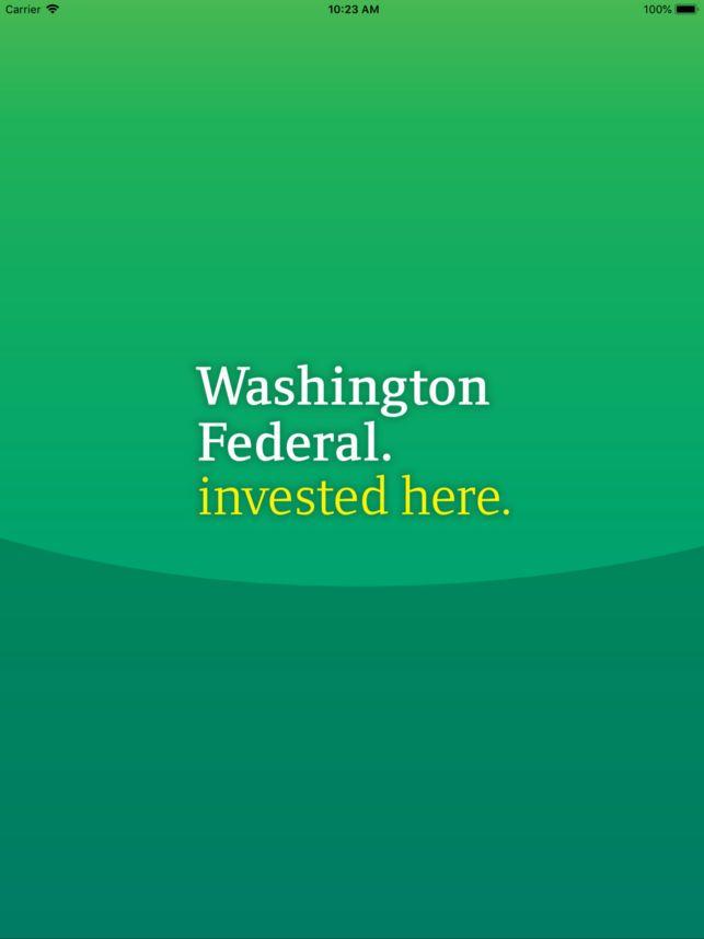 Washington Federal Logo - Washington Federal Mobile on the App Store