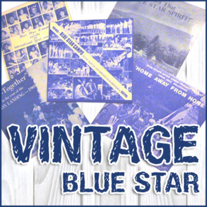 Blue Star Camp Logo - Vintage Blue Star | Blue Star Camps