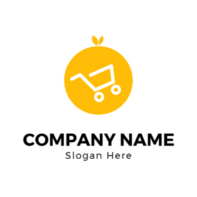 White Yellow Brand Logo - Free Cart Logo Designs | DesignEvo Logo Maker