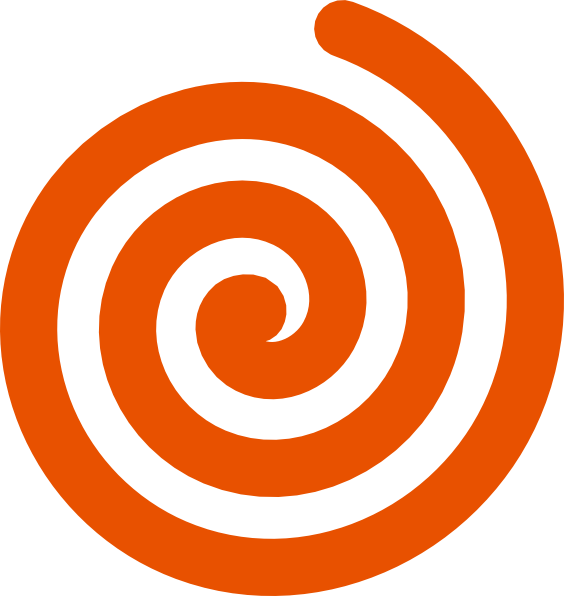 Orange Spiral Logo - Orange Spiral Clipart