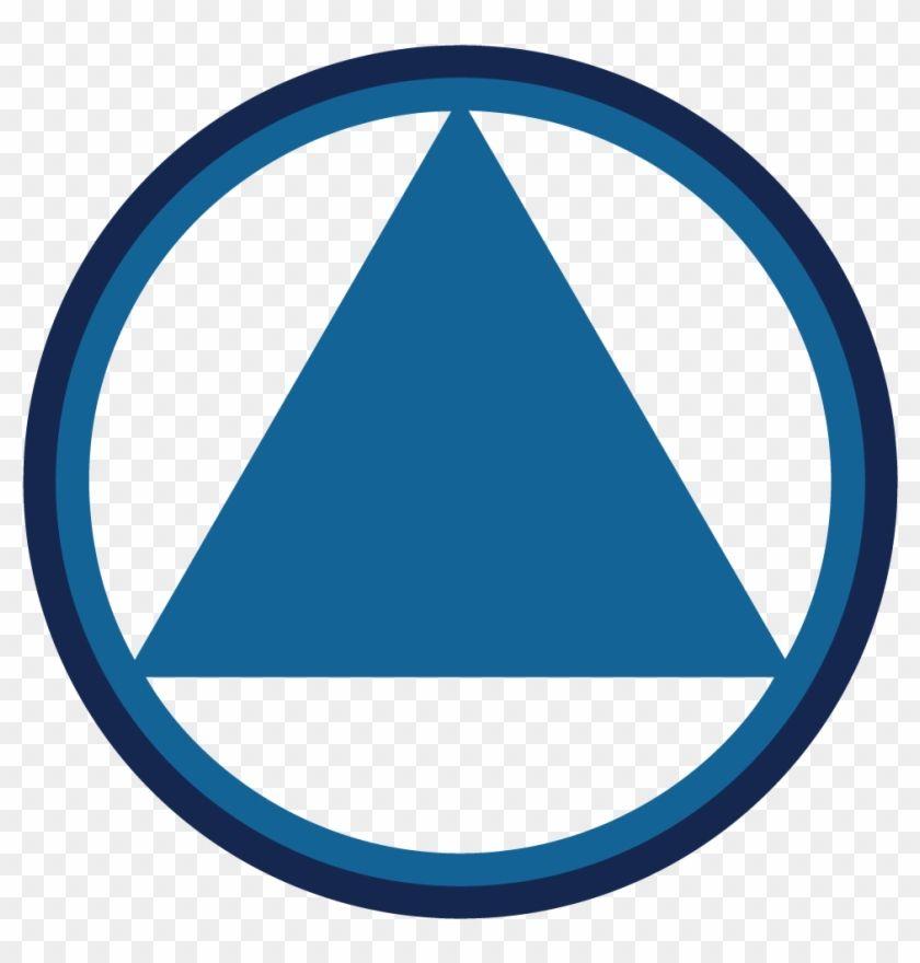 Alcoholics Anonymous Logo - Aa Logo Blue White Anonymous Transparent PNG