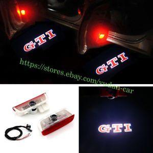 VW GTI LED Logo - 2x GTI LED Door Light Welcome Courtesy Logo HD Projector For VW GOLF