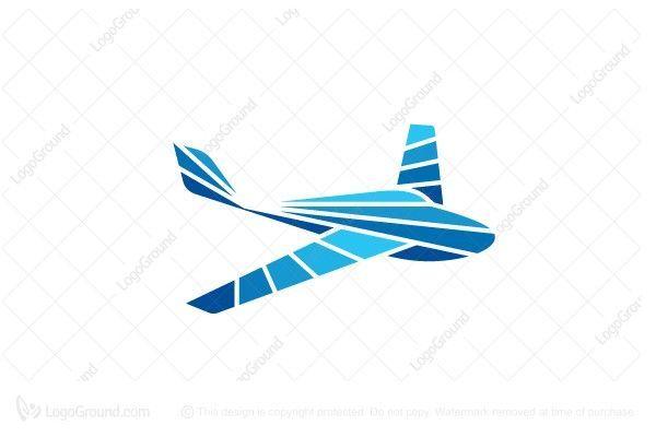 Aircraft Logo - Exclusive Logo 23873, Unique Airplane Logo | Buy ready made logo ...
