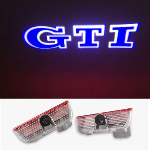 VW GTI LED Logo - GTI LED Door Light Welcome Courtesy Logo HD Projector for VW Golf ...