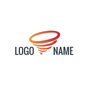 Orange Spiral Logo - Free Spiral Logo Designs. DesignEvo Logo Maker