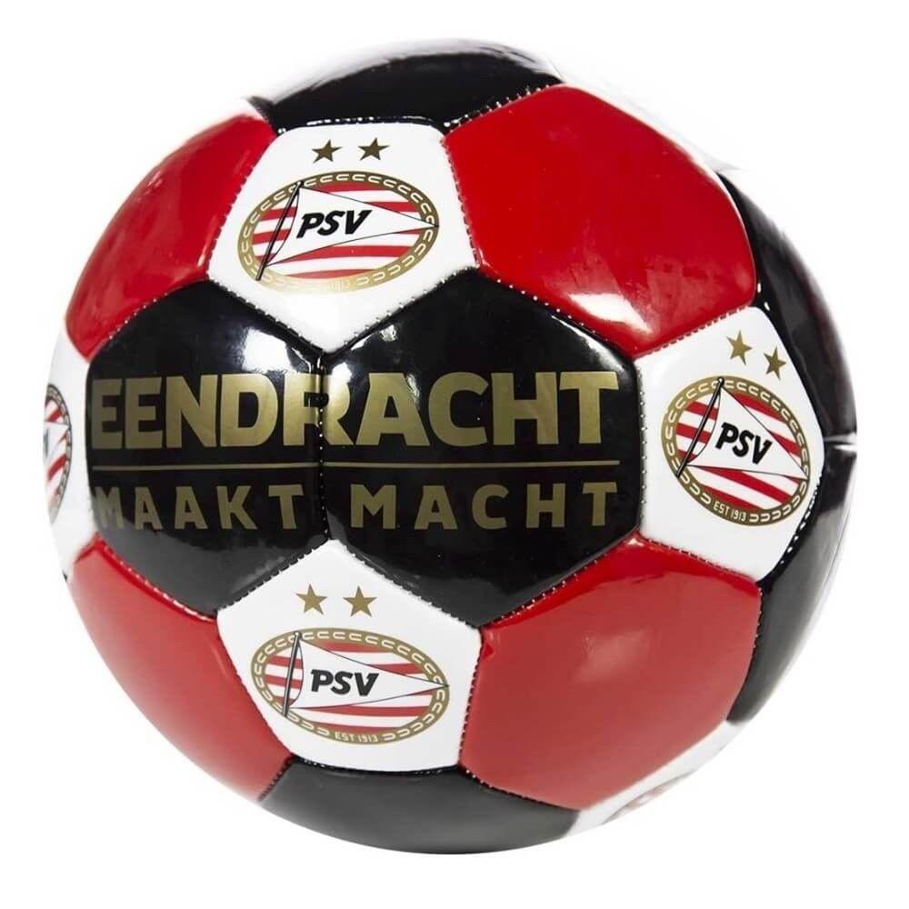 Red and White Soccer Ball Logo - PSV Bal Logos zwart-rood-wit - PSV FANstore